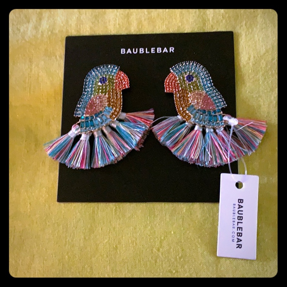 Baublebar parrot earrings
